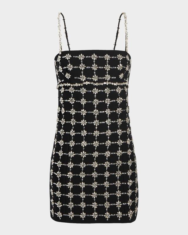 Satine Embellished Mini Dress